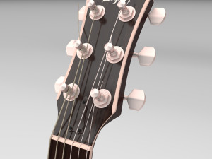 electric guitar 3D Модель