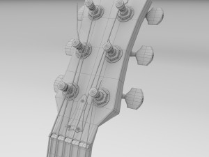 electric guitar 3D Модель