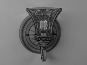 wall lamp 01 3D-Modell