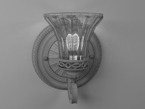 wall lamp 01 3D-Modell