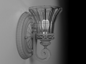 wall lamp 01 3D-Modell