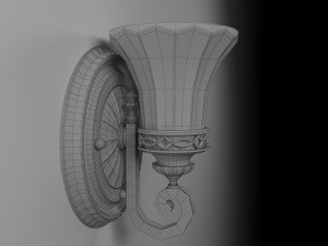 wall lamp 01 3D-Modell