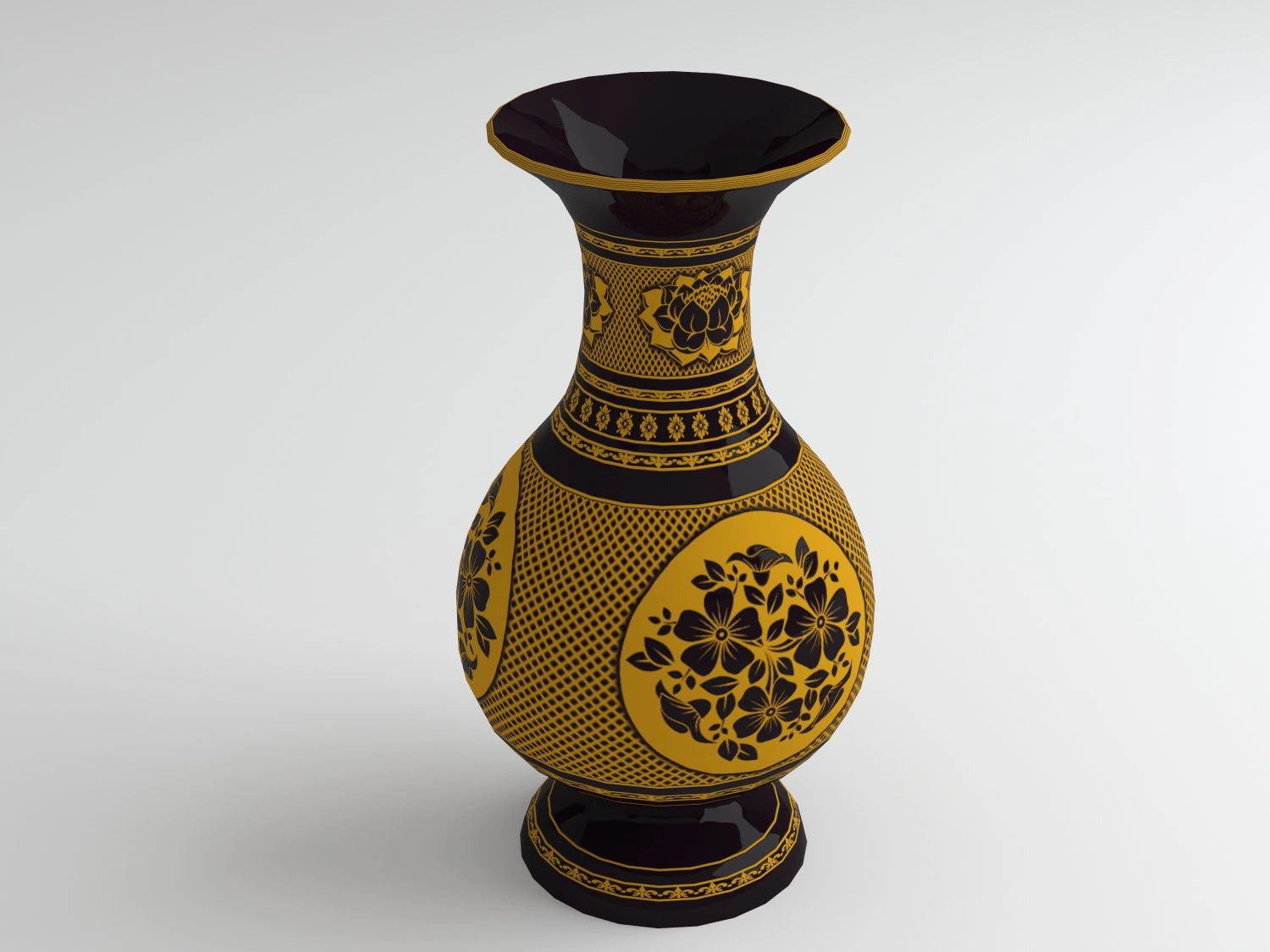 vase 01 3D Model .c4d .max .obj .3ds .fbx .stl .blend 