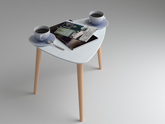 coffee table 02 Model 3D .c4d .max .obj .3ds .fbx .stl .blend 