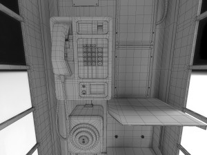 telephone box 3D मॉडल
