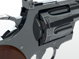 revolver Modelo 3D
