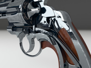 revolver Modelo 3D