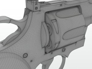 revolver Modelo 3D