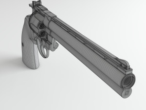 revolver Modelo 3D
