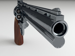 revolver Modelo 3D