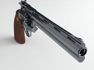 revolver Modelo 3D