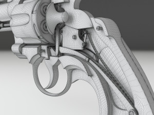 revolver Modelo 3D
