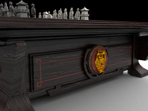 chess table 2 3D Model
