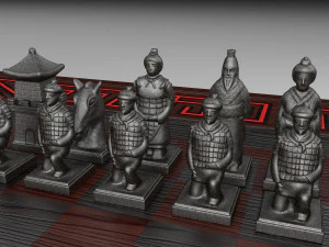 chess table 2 3D Model