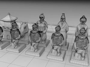 chess table 2 3D Model