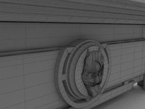 chess table 2 3D Model