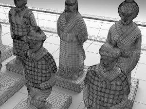 chess table 2 3D Model