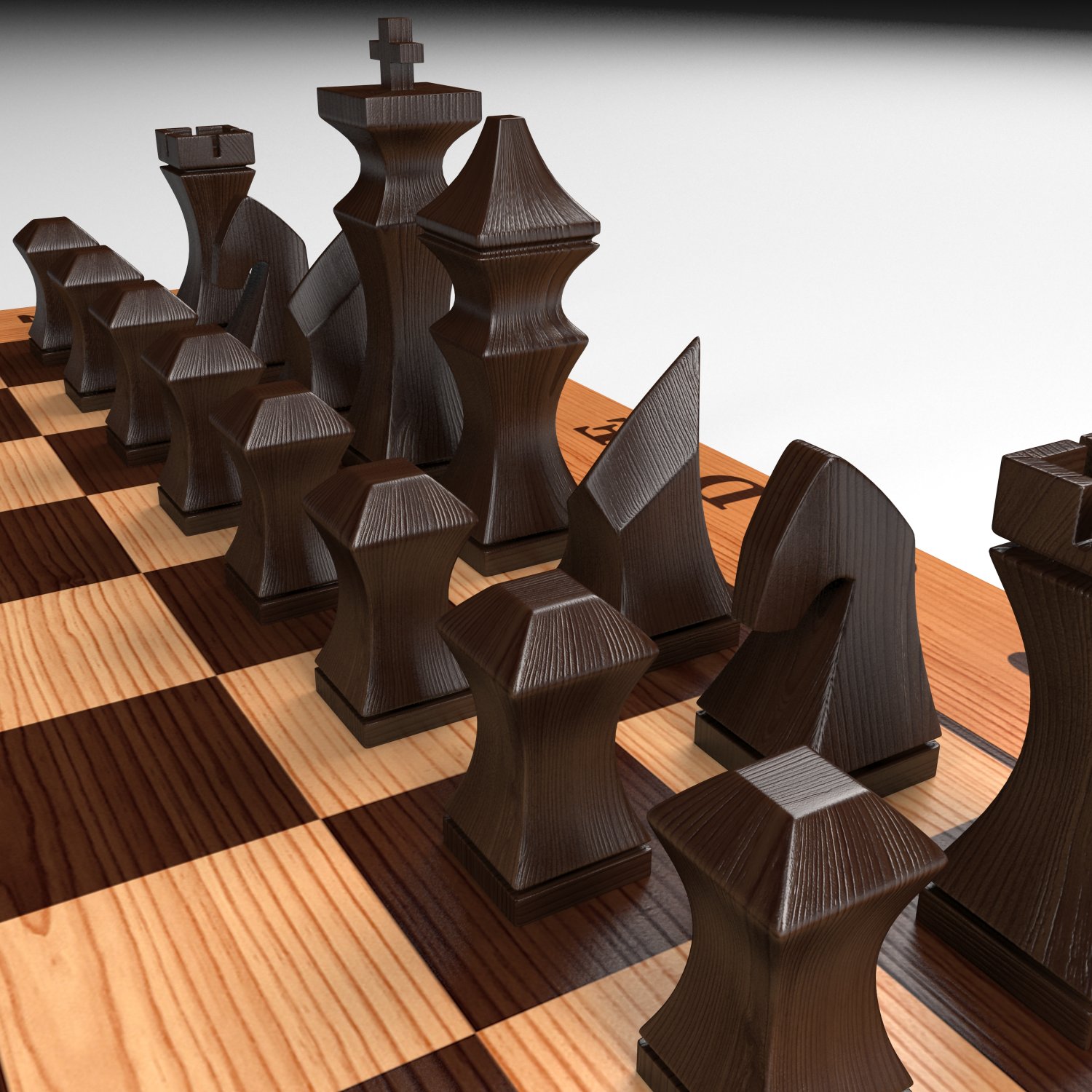 Баухауз 3d шахматы