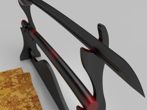 katana sword 3D 模型