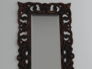 클래식 거울 01 3D 모델