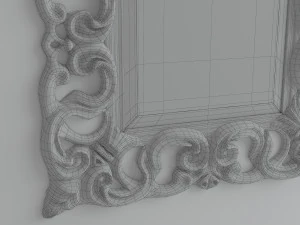 classic mirror 01 3D Model