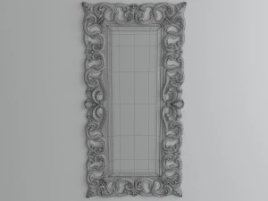 classic mirror 01 3D Model