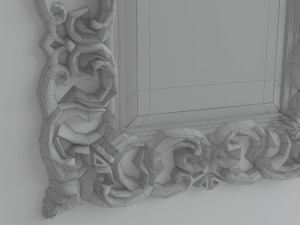 classic mirror 02 Model 3D