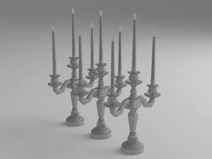 classic candlestick 3D Model