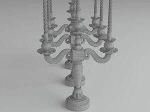 classic candlestick 3D Model