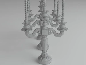 classic candlestick 3D Model