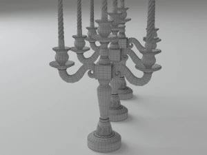 classic candlestick 3D Model