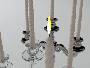 classic candlestick 3D Model