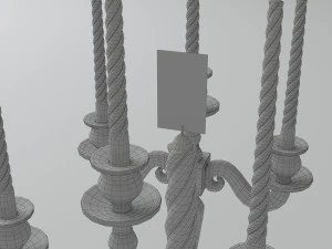 classic candlestick 3D Model