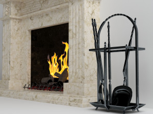 classic fireplace 3D 모델