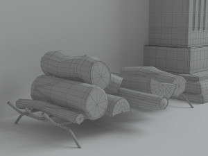 classic fireplace 3D 모델