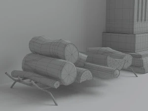 camino classico Modello 3D