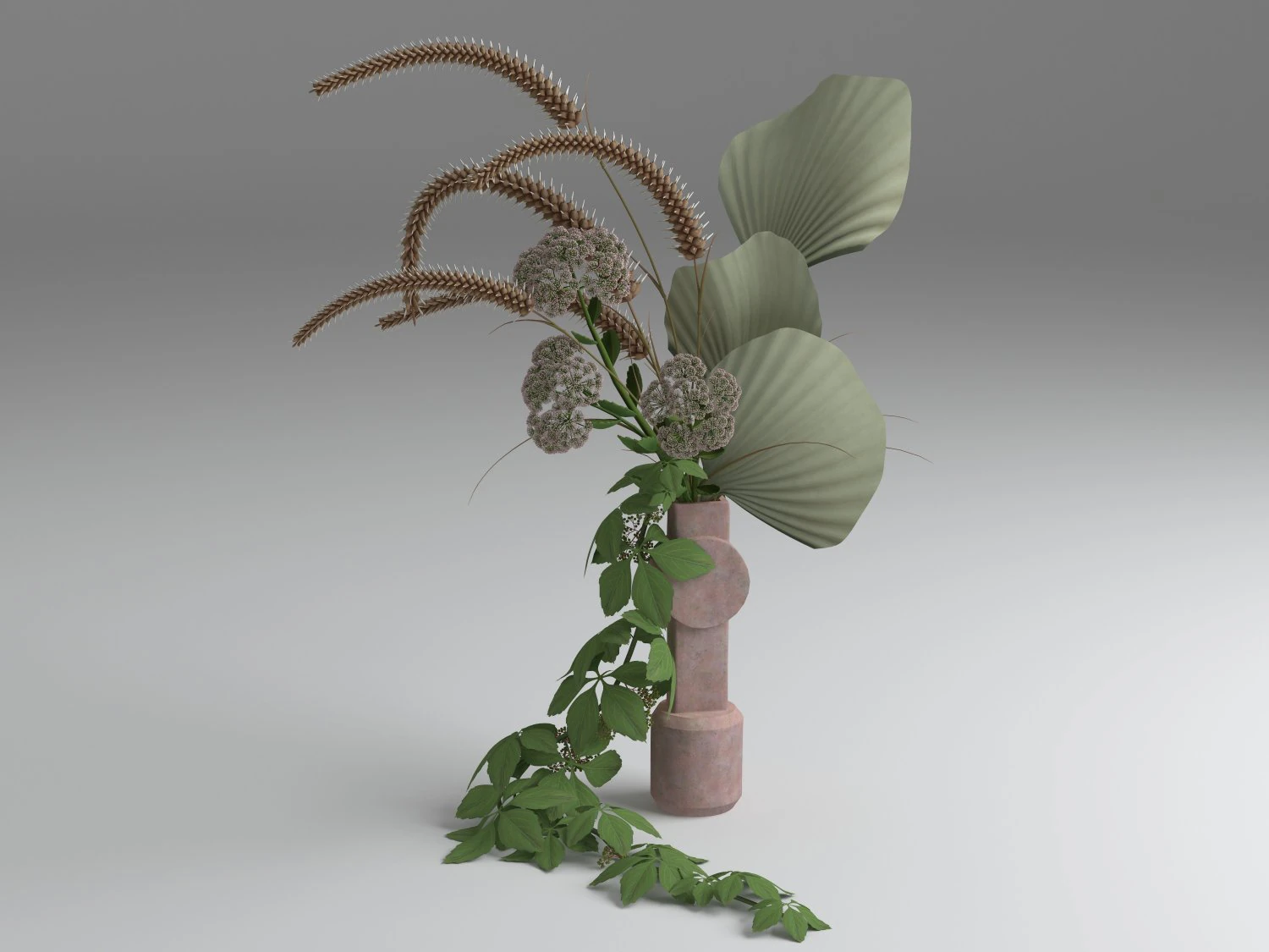composizione di fiori 01 Modello 3D .c4d .max .obj .3ds .fbx .stl .blend 