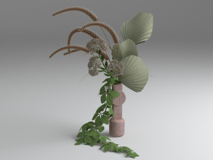 flowers composition 01 3D Model