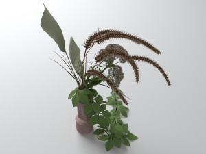 flowers composition 01 3D Model