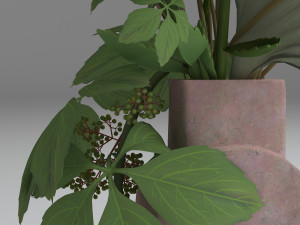 flowers composition 01 3D Model