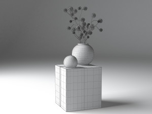 flowers composition 02 Modèle 3D