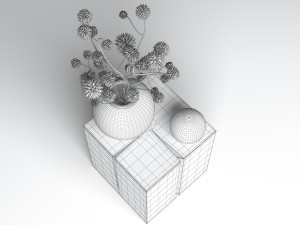 flowers composition 02 Modèle 3D