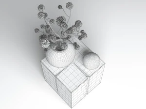 flowers composition 02 3D Model