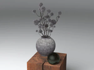 flowers composition 02 3D Model
