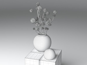 flowers composition 02 Modèle 3D