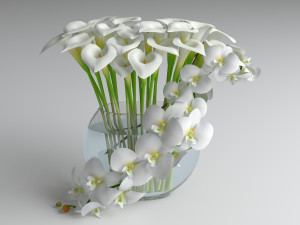 flowers composition 03 3D Модель