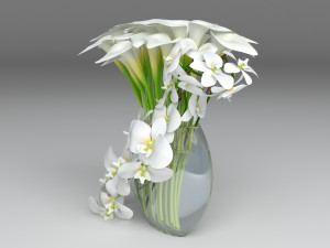 flowers composition 03 3D-Modell
