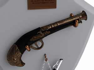 musket stand Modello 3D