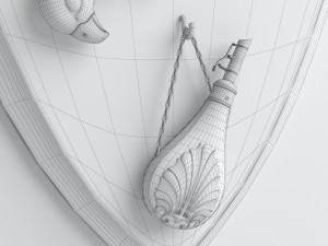 musket stand Modello 3D