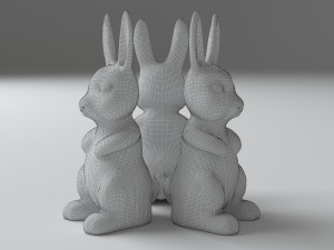 chocolate bunny 3D Model